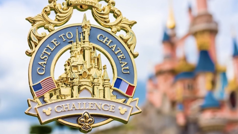 19 Castle To Chateau Medal C Disney Run To The Magic